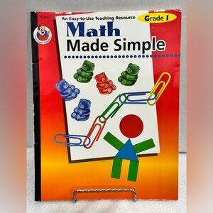 Frank Schaffer Math Made Simple Kids Activity Book (1997)
